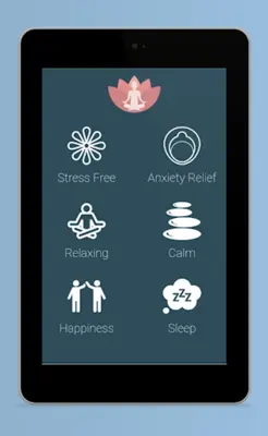 Relaxing Music Stress Anxiety android App screenshot 1